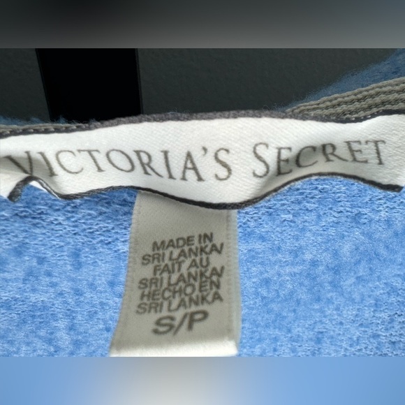 Victoria's Secret Oversized Blue Hoodie - Size Small - Picture 4 of 5
